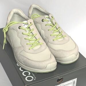 NEW ECCO Women’s Golf BIOM Hybrid 2 Lite - size EU40 Gravel/Shadow White